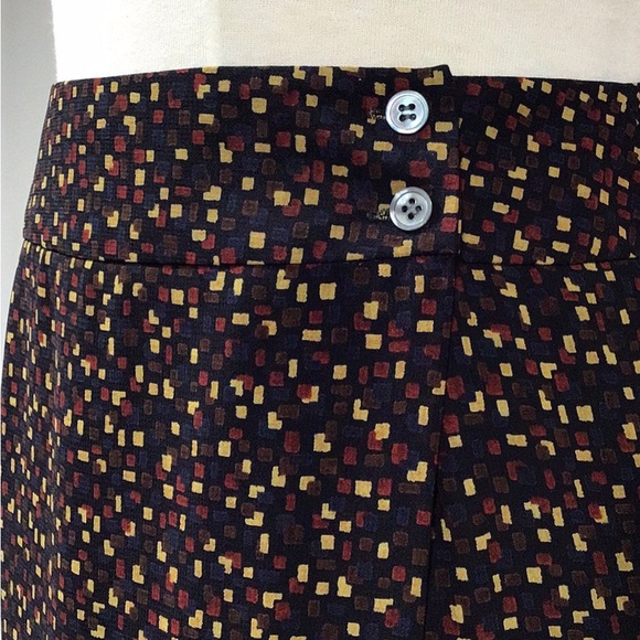 NWT Liz Claiborne Wrap Around Pencil Skirt, Multicolor Print Mix, Size 6 - Picture 6 of 9